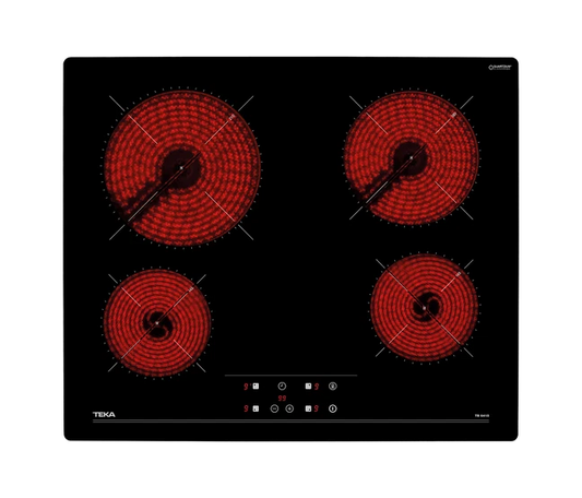 Plită electrică vitroceramică TB 6415, 4 zone de gătit, 60 cm