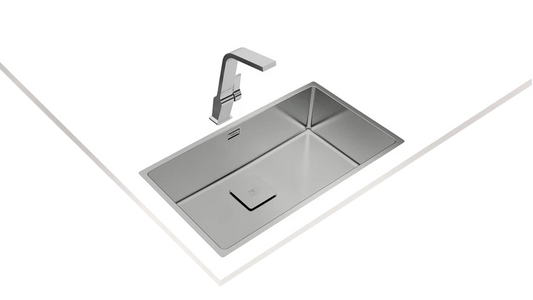 Chiuvetă "PureLine” din inox FLEXLINEA RS15 71.40, 2 cuve, instalare Undermount, Top & Flush