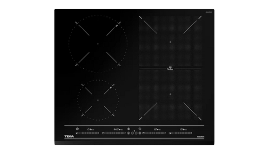 Plită electrică cu inducţie IZF 64600 BK MSP, cu MultiSlider Touch Control, 4 zone de preparare (4 + 2 zone FLEX) şi funcţii speciale, 60 cm