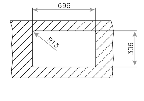 Chiuvetă "PureLine” din inox FLEXLINEA RS15 2B 740, 2 cuve, instalare Undermount, Top & Flush