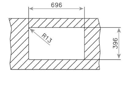 Chiuvetă "PureLine” din inox FLEXLINEA RS15 2B 740, 2 cuve, instalare Undermount, Top & Flush
