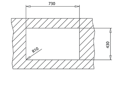 Chiuvetă "PureLine” din inox FLEXLINEA RS15 2B 740, 2 cuve, instalare Undermount, Top & Flush