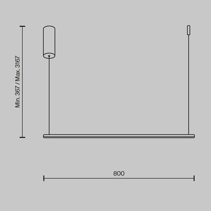 Pendul Maytoni Halo , MOD246PL-L16BSK