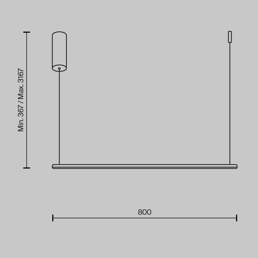 Pendul Maytoni Halo , MOD246PL-L16BK