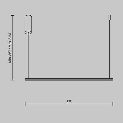 Pendul Maytoni Halo , MOD246PL-L16BK