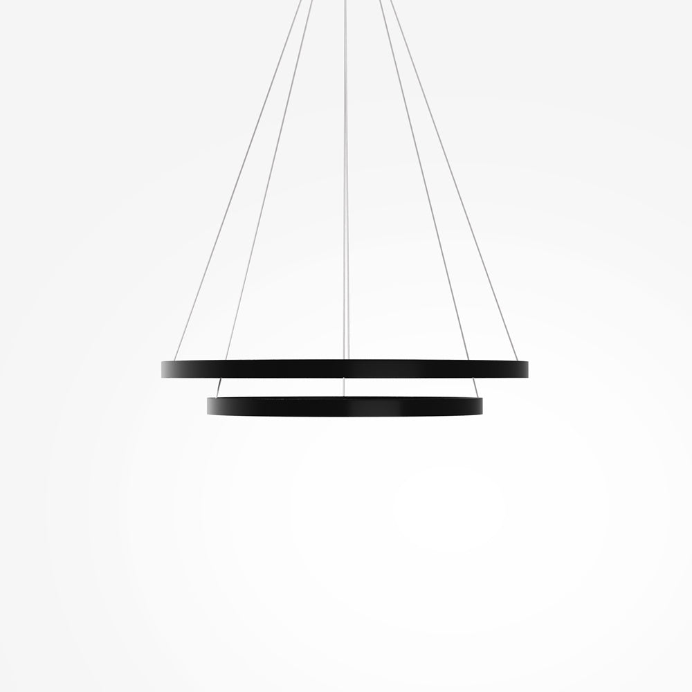 Lustra Maytoni Rim,LED ,2 cercuri,black, MOD058PL-L74BK