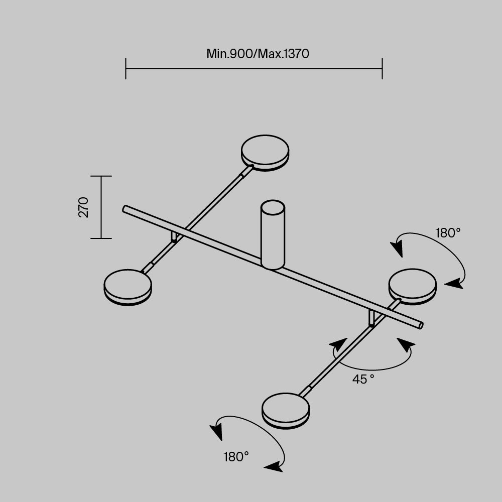 Lustra Maytoni Fad ,MOD070CL-L30B3K