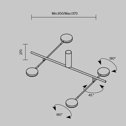 Lustra Maytoni Fad ,MOD070CL-L30B3K