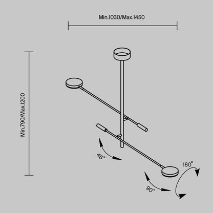 Lustra Maytoni Fad ,MOD070CL-L15B3K1