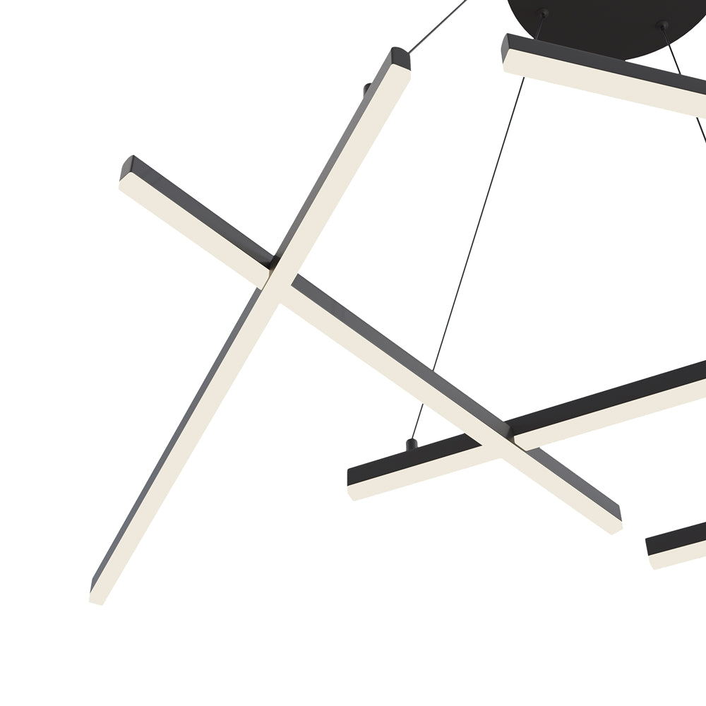 Lustra Maytoni Line,  black,  MOD016PL-L75B