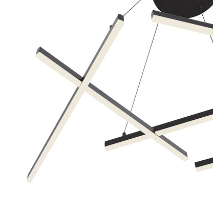 Lustra Maytoni Line,  black,  MOD016PL-L75B