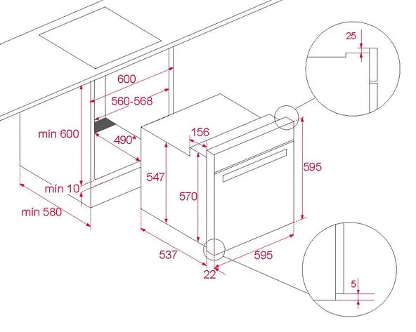 Cuptor multifunctional, HLB 85-G1 BM MAESTRO PIZZA, cu sistem de curatare Dual Clean