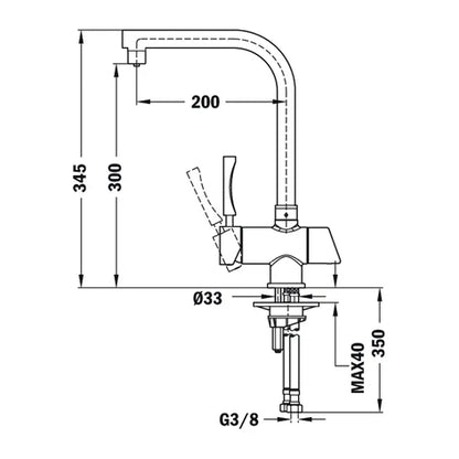 Baterie de bucătărie cu funcţie de filtrare OS 206