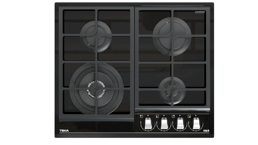 Plită pe gaz din cristal GZC 64320 XBC, 60 cm, cu sistem ExactFlame şi muchie frontală faţetată