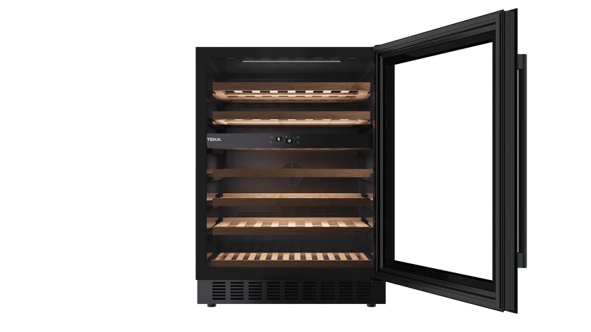 Refrigerator de vinuri free-standing RVU 20046, panou de control electronic, capacitate 46 sticle