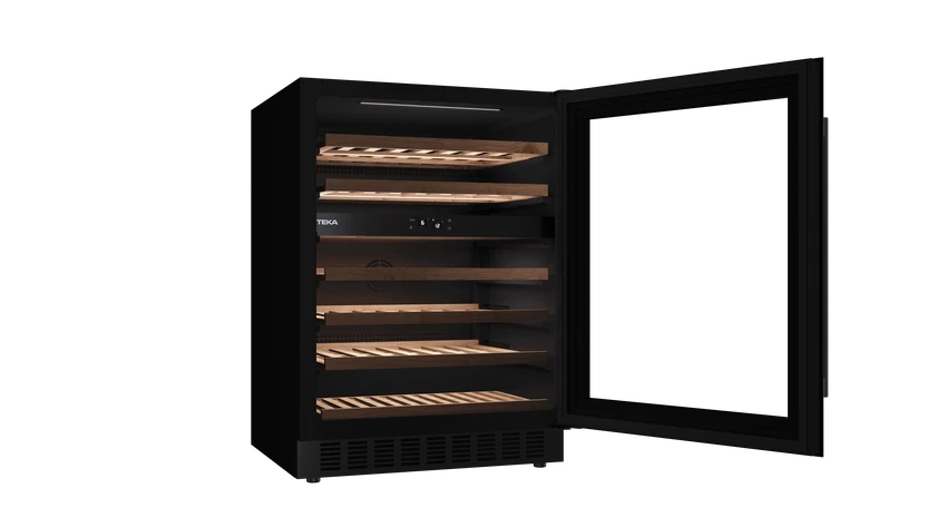 Refrigerator de vinuri free-standing RVU 20046, panou de control electronic, capacitate 46 sticle