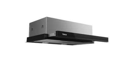 Hotă telescopică CNL 6415 PLUS BLACK, panou frontal de culoare neagră, 2 trepte putere + 1 Turbo, Motor EcoPower