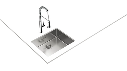 Chiuvetă "PureLine” din inox BE LINEA RS15 50.40, 1 cuvă, instalare Undermount