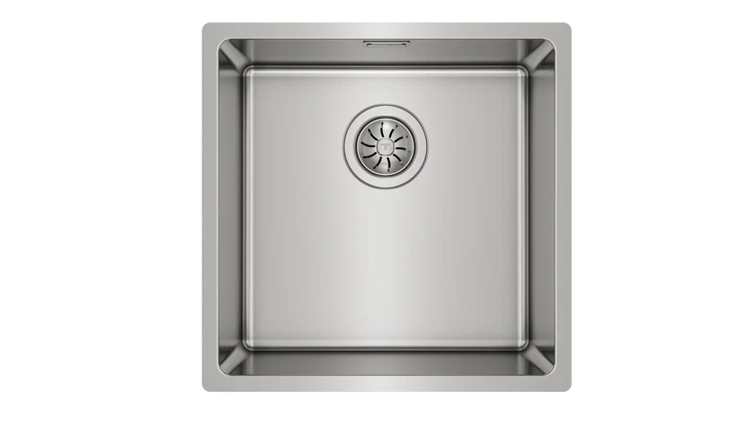 Chiuvetă "PureLine” din inox BE LINEA RS15 40.40, 1 cuvă, instalare Undermount