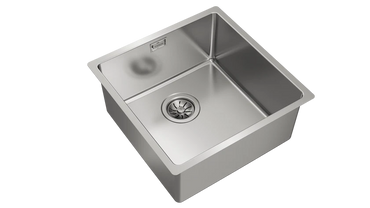 Chiuvetă "PureLine” din inox BE LINEA RS15 40.40, 1 cuvă, instalare Undermount