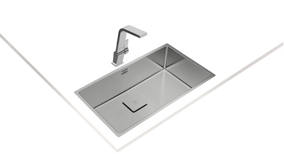 Chiuvetă "PureLine” din inox FLEXLINEA RS15 71.40, 2 cuve, instalare Undermount, Top & Flush