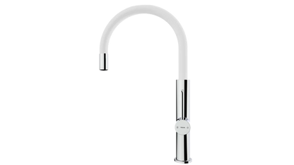 Baterie de bucătărie cu ţeavă înaltă şi aerator anticalcar FOT 995 WHITE