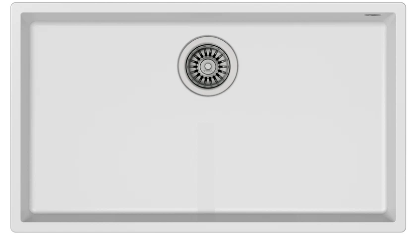 Chiuvetă SQUARE 72.40 TG HW Tegranite+, 1 cuvă, instalare Undermount