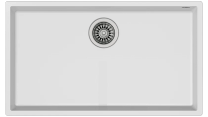 Chiuvetă SQUARE 72.40 TG HW Tegranite+, 1 cuvă, instalare Undermount