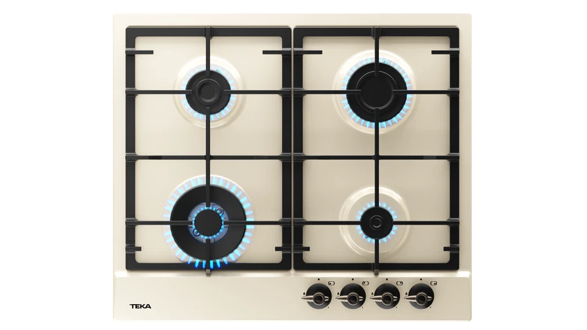 Plita pe gaz GSC 64320 RBC, 60 cm, cu 4 zone de preparare