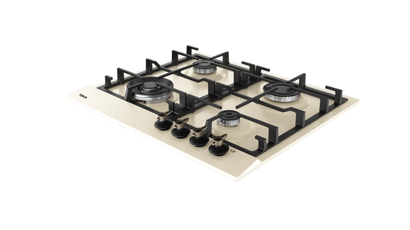 Plita pe gaz GSC 64320 RBC, 60 cm, cu 4 zone de preparare