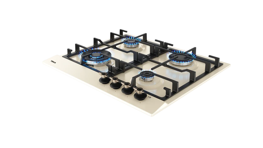 Plita pe gaz GSC 64320 RBC, 60 cm, cu 4 zone de preparare