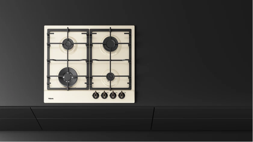 Plita pe gaz GSC 64320 RBC, 60 cm, cu 4 zone de preparare