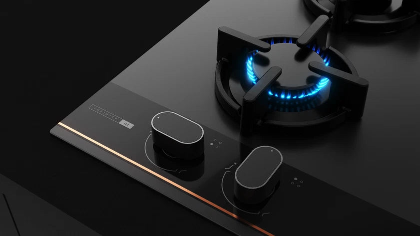 Plita pe gaz din cristal ,GBC 64-G1 GBC BM, 60 cm