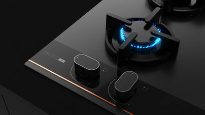 Plita pe gaz din cristal ,GBC 64-G1 GBC BM, 60 cm