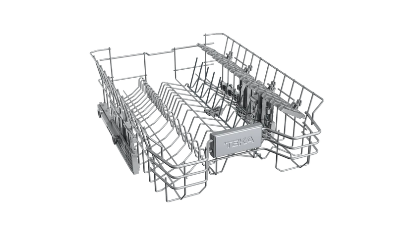 Mașină de spălat vase complet încorporabilă DFI 74960, panou de control electronic, prezenţa celui de-al treilea pulverizator, 45 cm