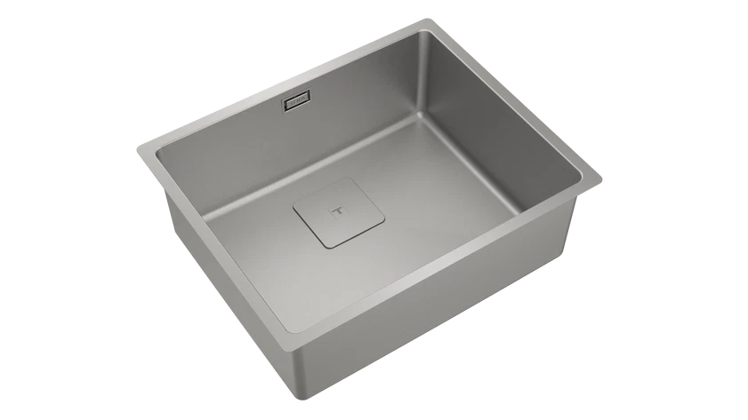 Chiuvetă din inox cu finisaj satinat FLEXLINEA RS15 50.40, tratament Fortinox ultra rezistent şi cuvă de 200 mm