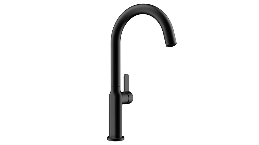 Baterie de bucătărie monocomandă OVAL 915 BK