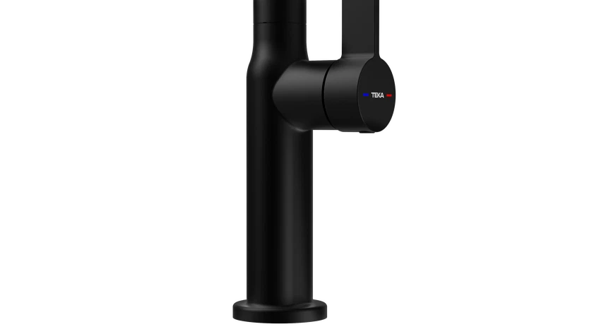 Baterie de bucătărie monocomandă OVAL 915 BK