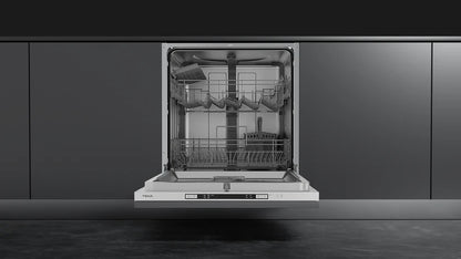 Mașină de spălat vase complet încorporabilă DFI 46650, 60 cm, capacitate 12 seturi si panou de control electronic