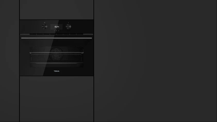 Cuptor compact multifunctional cu microunde HLC 8440 C FBK, 9 functii de preparare si sistem HydroClean