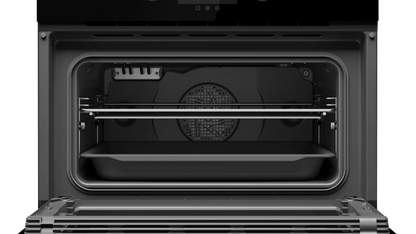 Cuptor compact multifunctional cu microunde HLC 8440 C FBK, 9 functii de preparare si sistem HydroClean