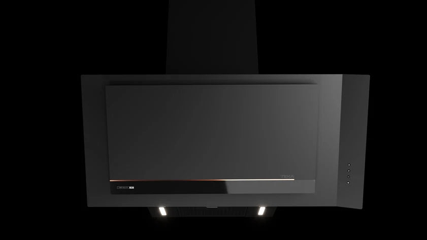 Hota cu design vertical, DVI 98-G1 EOS BM, 90 cm, sistem de extractie perimetrala