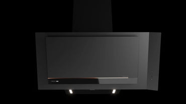 Hota cu design vertical, DVI 98-G1 EOS BM, 90 cm, sistem de extractie perimetrala