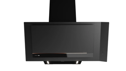 Hota cu design vertical, DVI 98-G1 EOS BM, 90 cm, sistem de extractie perimetrala