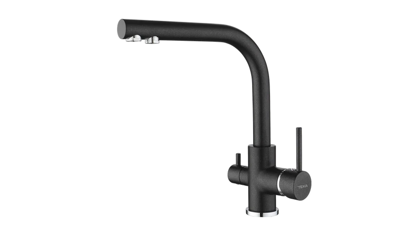 Baterie de bucătărie cu functie de filtrare si teavă înaltă rotativă OS 208 BLACK METALLIC