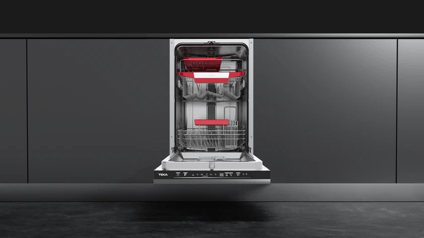 Mașină de spălat vase complet încorporabilă DFI 44800, 45 cm, capacitate de 10 seturi si panou de control electronic