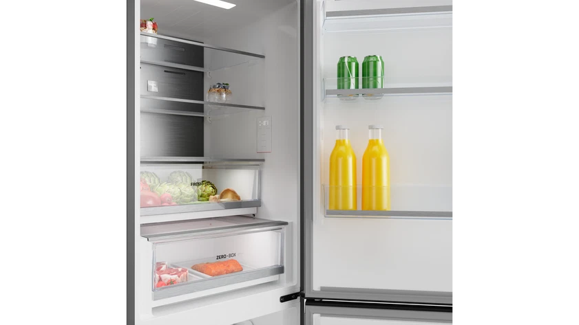 Combina frigorifica Free-Standing RBF 64660 SS, finisaj inox, Total No Frost, Control Air Flow, Metal Cooling