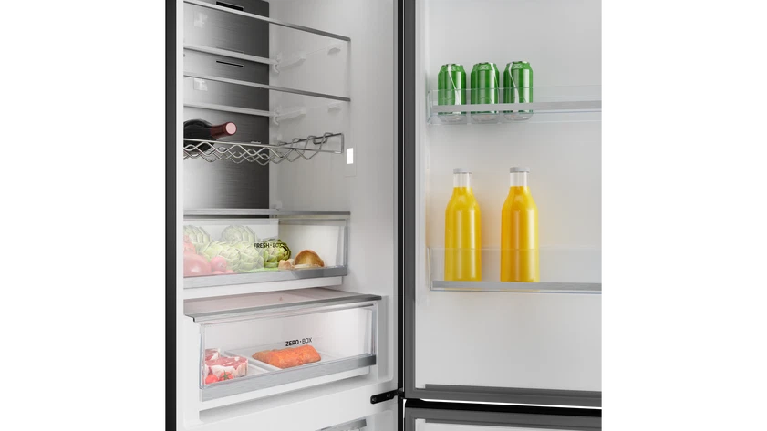 Combina frigorifica Free-Standing RBF 88670 GBK, Total No Frost, Control Multi Air Flow, Metal Cooling , Control DualTemp