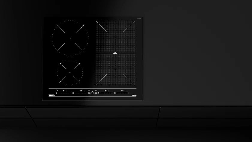 Plită electrică cu inducţie IZF 64600 BK MSP, cu MultiSlider Touch Control, 4 zone de preparare (4 + 2 zone FLEX) şi funcţii speciale, 60 cm