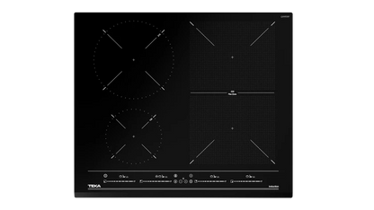 Plită electrică cu inducţie IZF 64600 BK MSP, cu MultiSlider Touch Control, 4 zone de preparare (4 + 2 zone FLEX) şi funcţii speciale, 60 cm